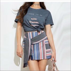 Guess Striped Multicolor Women's Skirt